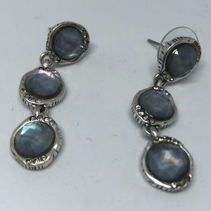 House of Harlow 1960 Blue Crystal Drop Earrings